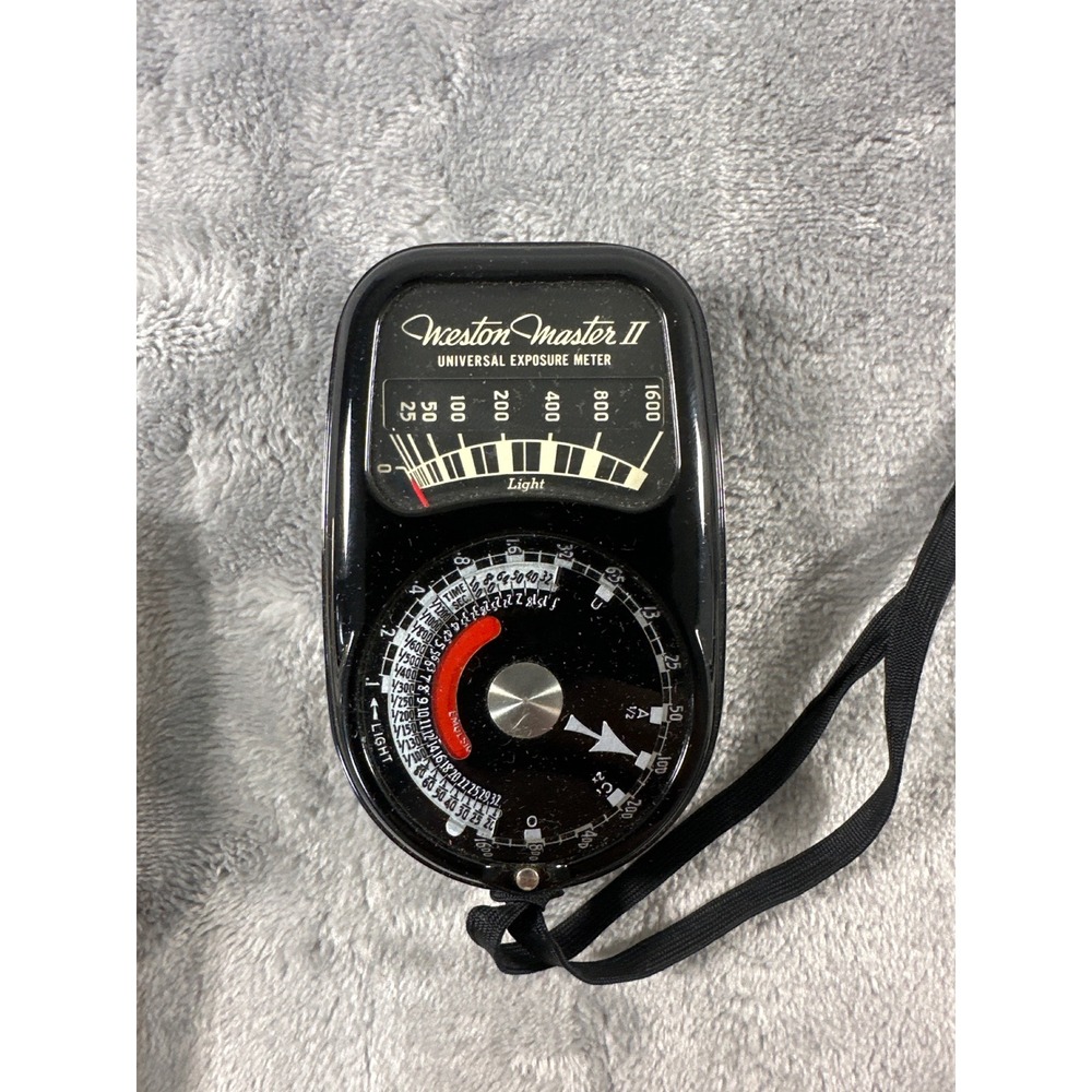 Weston Master II Universal Exposure Meter Model 735 Vintage Analog Light Meter